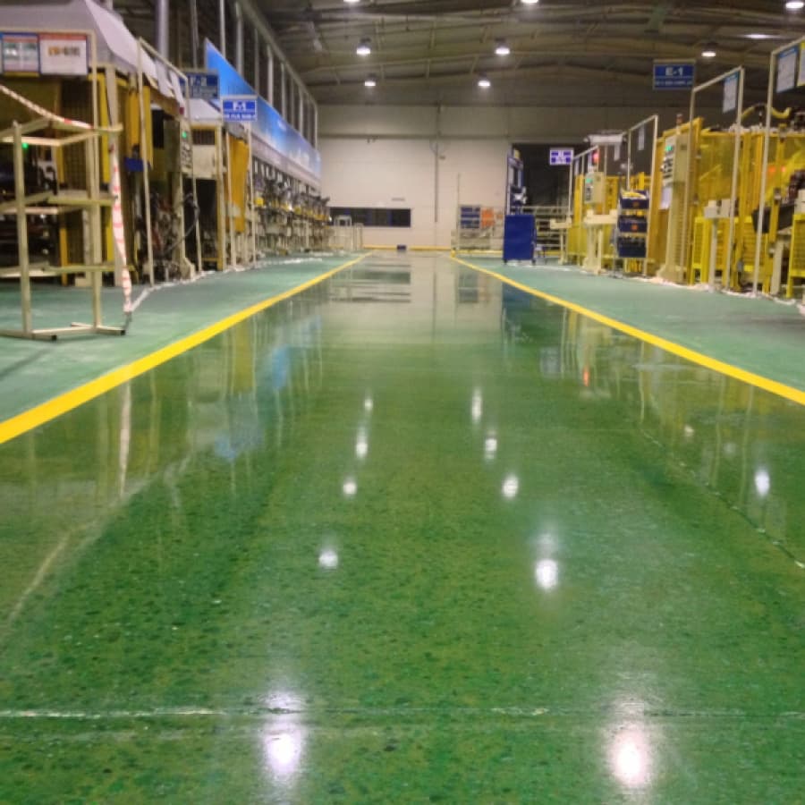 Inside the Factory — Road Line, Perimeter & Job Safety Lines